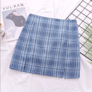 Plaid skirt